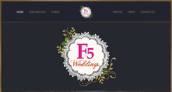 Desktop Screenshot of f5weddings.com